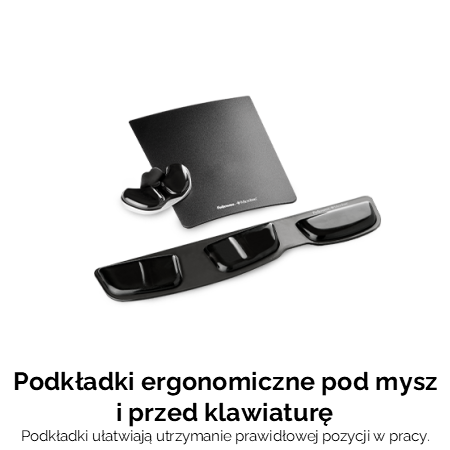 Podkładki ergoonomiczne pod mysz i przed klawiaturę